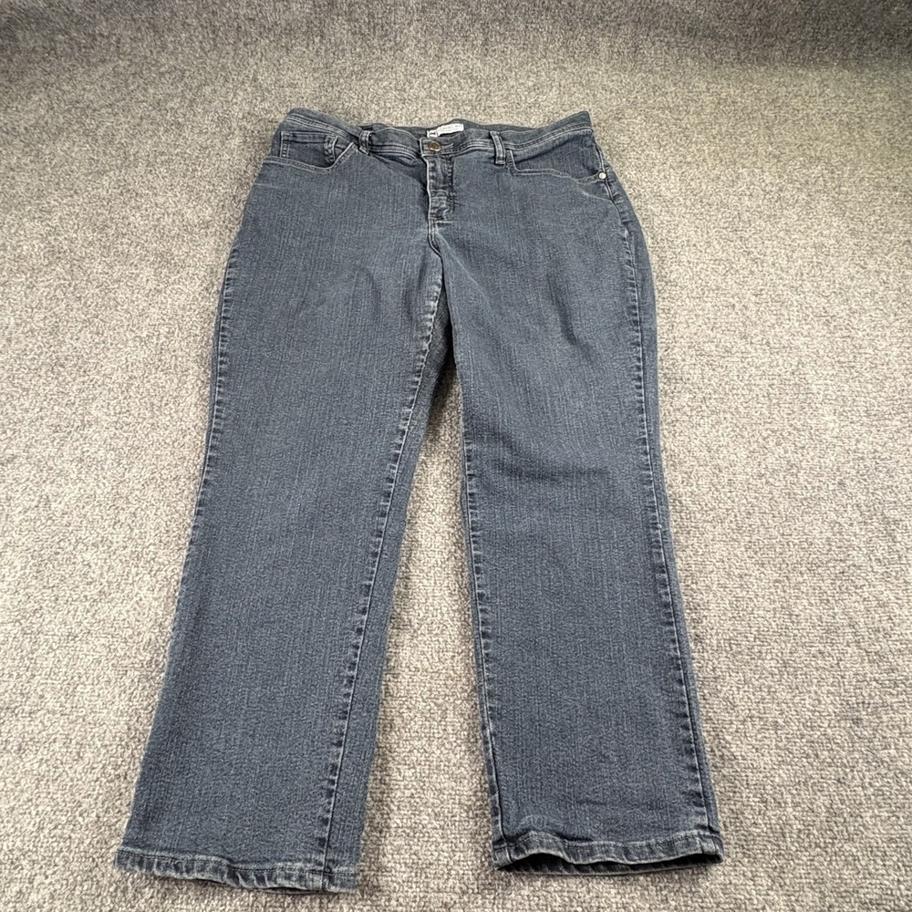 Lee Classic Fit Jeans Women's 18W Petite Y2K Blue Straight Leg Minimalist Casual